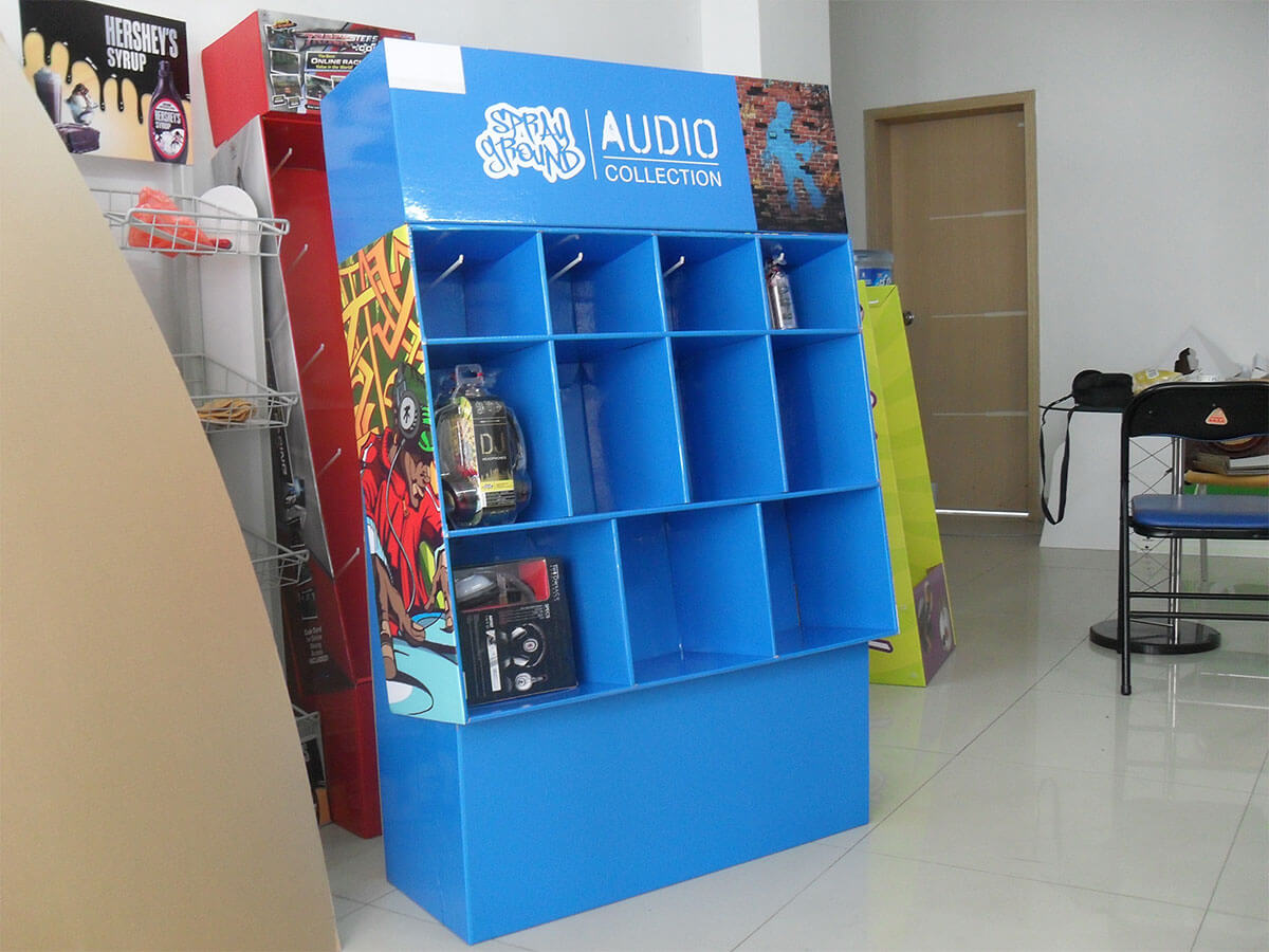 Different types of pharmaceutical cardboard displays