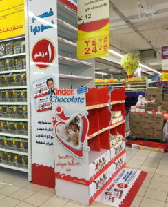 Kinder Chocolate Endcap
