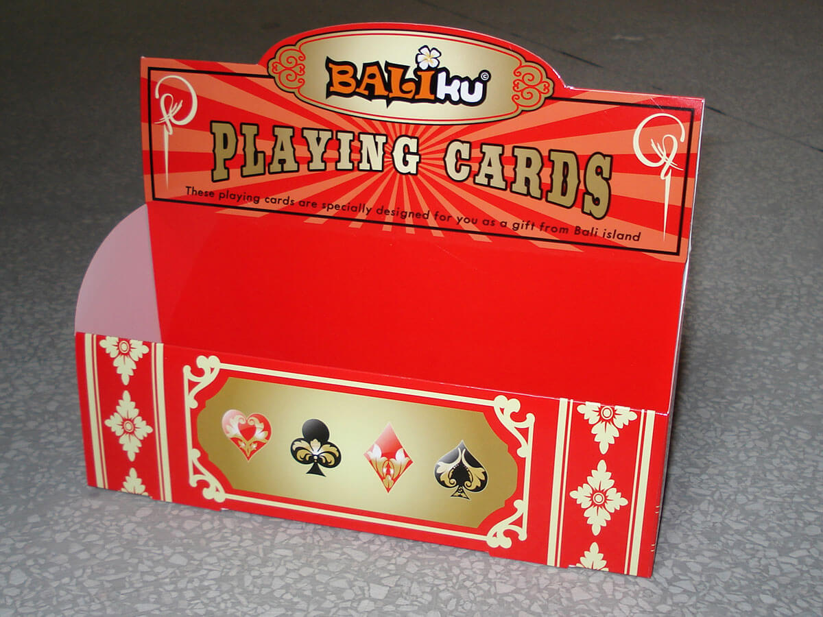 Playing Cards Display Box